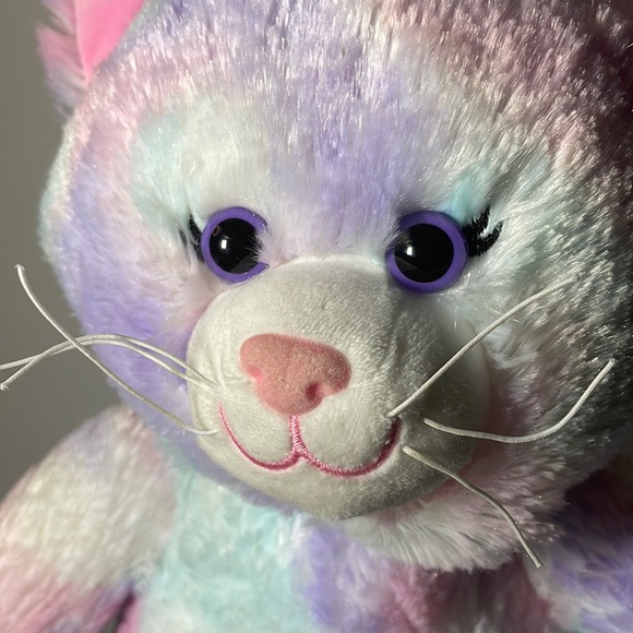 Build A Bear Kitty Pastel Swirl Tie Dye Online Exclusive 17" Easter Plush-024357 - Picture 2 of 12